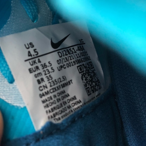 Nike Mercurial Like New Air Zoom Vapor 14 Pro TF 'Chlorine Blue Laser Orange'. - Picture 6 of 6